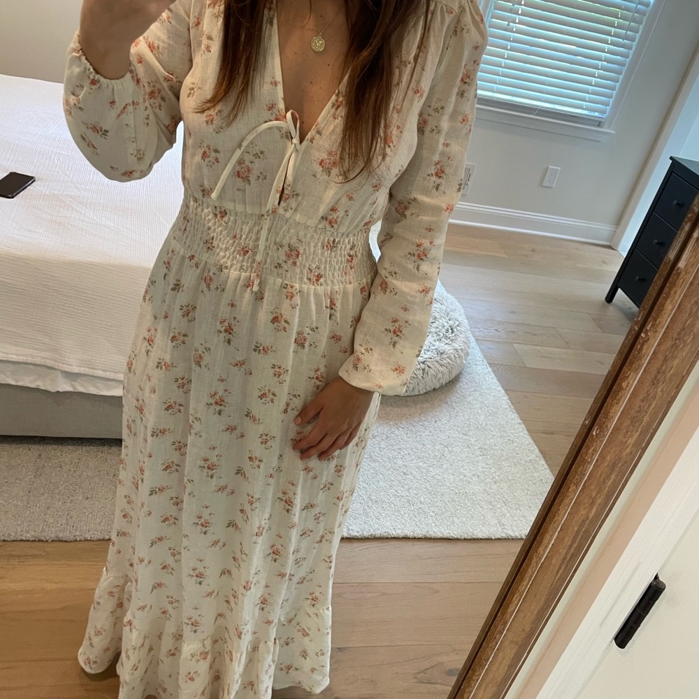 Reformation floral maxi dress